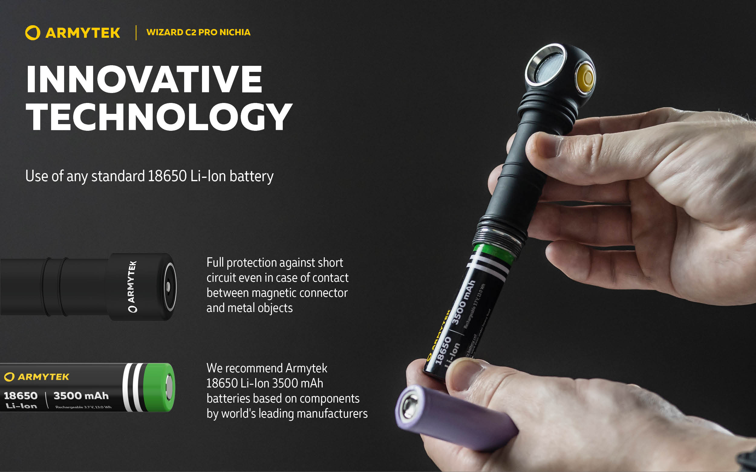 Armytek Wizard C2 Pro Magnet USB - LED Headlamp | Armytek.com